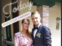 Ženích Denis Lacho so sestrou Mirkou. 
