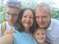 Miroslav Beblavý s deťmi a manželkou na dovolenke v Španielsku Miroslav Beblavý s deťmi a manželkou na dovolenke v Španielsku