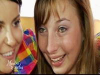 Katka Knechtová s Kristínou.