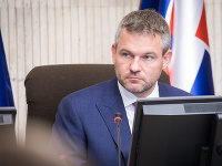 Peter Pellegrini počas rokovania vlády Peter Pellegrini počas rokovania vlády