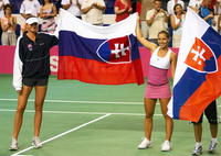 Rok 2007 - Dominika Cibulková pózuje spoločne s Danielou Hantuchovou