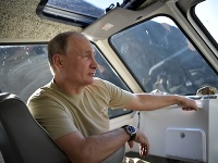 Vladimir Putin na potulkách horami