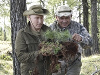 Vladimir Putin na potulkách horami