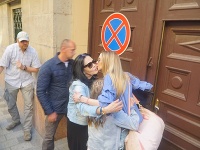 Varholíková sa 28. augusta takto zvítala s mamou a dcérou.