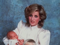 Princezná Diana so synmi Williamom a Harrym 