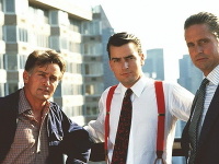 Martin Sheen, Charlie Sheen a Michael Douglas v dráme Walll Street