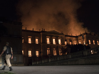 Požiar v múzeu v Rio de Janeiro