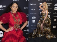 Cardi B a Nicki Minaj si skočili do vlasov. Cardi B a Nicki Minaj si skočili do vlasov.
