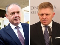 Andrej Kiska a Robert Fico Andrej Kiska a Robert Fico