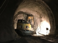 Takto vyzeral tunel Višňové v auguste. Takto vyzeral tunel Višňové v auguste.