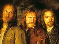 John Malkovich, Gérard Depardieu a Jeremy Irons vo filme Muž so železnou maskou