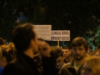 Protest Za slušné Slovensko v Bratislave