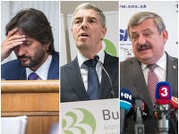 Robert Kaliňák, Béla Bugár a Anton Hrnko Robert Kaliňák, Béla Bugár a Anton Hrnko