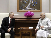 Putin sa stretol s indickým premiérom.