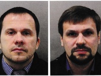Alexander Petrov (alias Alexander Miškin) a Ruslan Boširov (alias Anatolij Čepiga) z aféry Skripal. Alexander Petrov (alias Alexander Miškin) a Ruslan Boširov (alias Anatolij Čepiga) z aféry Skripal.