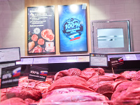 Kaufland ponúka 100-percentné hovädzie mäso. 