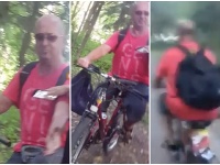 Cyklista vyhadzoval v žilinskom lesoparku smeti Cyklista vyhadzoval v žilinskom lesoparku smeti