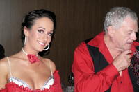 Lujza Tarajová a Jozef Golonka počas Let´s Dance