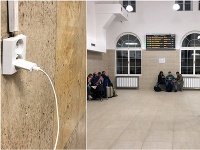 Cestujúci si v novej čakárni na bratislavskej hlavnej stanici nemohol nabiť telefón. 