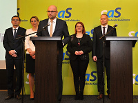 Vedenie strany SaS. Vedenie strany SaS.