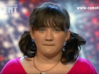 Štrnásťročná Tereza Mašková, keď sa objavila v šou Česko Slovensko má talent.