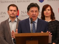 Igor Matovič, Ján Budaj a Veronika Remišová Igor Matovič, Ján Budaj a Veronika Remišová