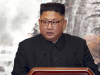 Severokórejský vodca Kim Čong-un. Severokórejský vodca Kim Čong-un.