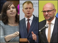 Veronika Remišová, Miroslav Beblavý a Richard Sulík Veronika Remišová, Miroslav Beblavý a Richard Sulík