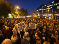 Protest v Bratislave Protest v Bratislave