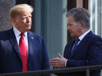 Donald Trump a Sauli Niinistö Donald Trump a Sauli Niinistö