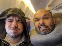 Jon (vpravo) a Craig Jon (vpravo) a Craig