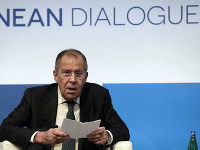Ruský minister zahraničných vecí Sergej Lavrov. Ruský minister zahraničných vecí Sergej Lavrov.