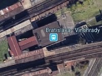 Železničná stanica Bratislava - Vinohrady.