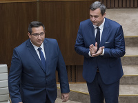 Poslanec Štefan Vavrek a predseda NR SR Andrej Danko. Poslanec Štefan Vavrek a predseda NR SR Andrej Danko.