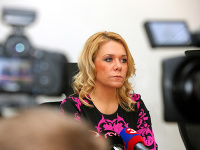 Ministerka vnútra Denisa Saková. Ministerka vnútra Denisa Saková.