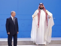 Vladimir Putin a Muhammad bin Salmán
