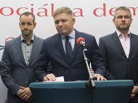 Hlavní činitelia strany Smer-SD. Hlavní činitelia strany Smer-SD.