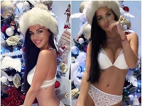 Modelka Silvia Kucherenko sa na Instagrame pochválila fotkou v sexi bielej spodnej bielizni.