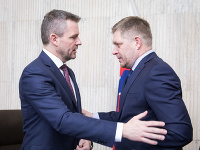 Peter Pellegrini a Robert Fico Peter Pellegrini a Robert Fico