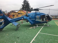 V Starej Huti havaroval vrtuľník záchranárov.