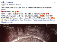 Suzie Hroncová sa na Facebooku pochválila informáciou, že je tehotná.