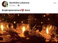 Dominika Lukáčová sa na Facebooku pochválila zásnubným prsteňom, ktorý našla pod vianočným stromčekom.