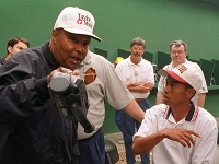 Mladučký Tiger Woods s otcom Earlom. 