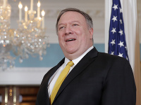 Minister zahraničných vecí USA Mike Pompeo. Minister zahraničných vecí USA Mike Pompeo.