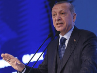 Turecký prezident Recep Tayyip Erdogan. Turecký prezident Recep Tayyip Erdogan.