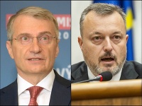 Prezidentskí kandidáti Robert Mistrík a Milan Krajniak Prezidentskí kandidáti Robert Mistrík a Milan Krajniak