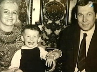 Zdena Gruberová s manželom a synom