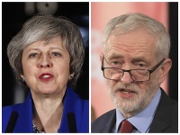 Theresa Mayová a Jeremy Corbyn Theresa Mayová a Jeremy Corbyn