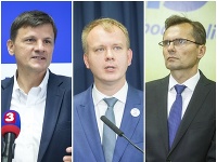 Alojz Hlina, Ľubomír Galko a Miroslav Beblavý Alojz Hlina, Ľubomír Galko a Miroslav Beblavý
