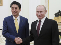 Šinzó Abe a Vladimir Putin Šinzó Abe a Vladimir Putin